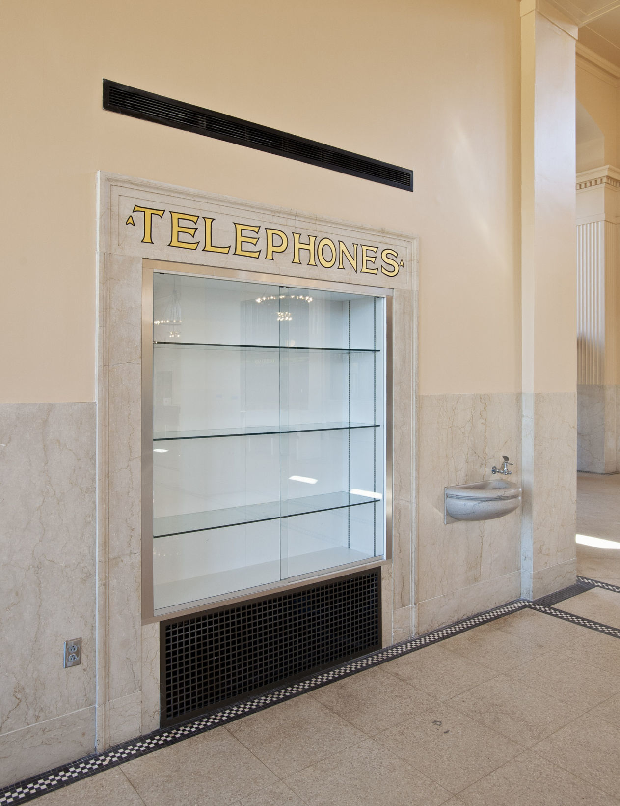 Union Station renovation, telephone booths